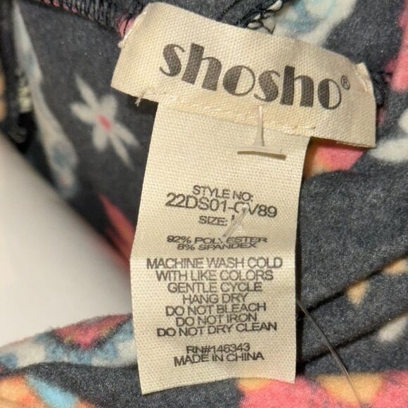 shosho sugar skull multicolored hooded  dress with long sleeves. - Picture 7 of 7